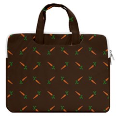 Carrots Macbook Pro 16  Double Pocket Laptop Bag  by nateshop
