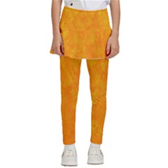 Background-yellow Kids  Skirted Pants by nateshop