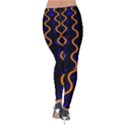 Pattern abstract wwallpaper waves Velvet Leggings View2