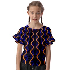 Pattern Abstract Wallpaper Waves Kids  Cut Out Flutter Sleeves by Jancukart