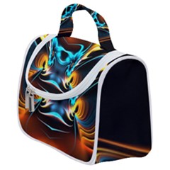 Duck-crazy-duck-abstract Satchel Handbag by Jancukart