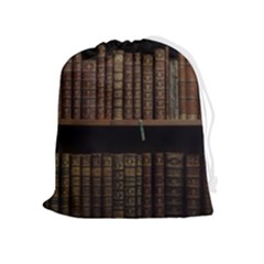 Books Covers Book Case Old Library Drawstring Pouch (xl) by Amaryn4rt