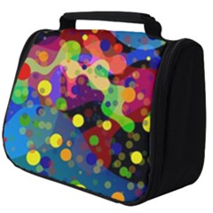 Blobs Dots Abstract Art Waves Full Print Travel Pouch (big) by Amaryn4rt