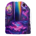 Purple Drawing Digital Art Drawstring Pouch (3XL) View1
