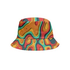 Paper Cut Abstract Pattern Bucket Hat (kids) by Amaryn4rt