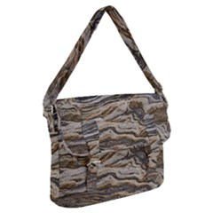 Texture Marble Abstract Pattern Buckle Messenger Bag by Amaryn4rt