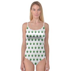 Aliens Ufo Fantasy Pattern Camisole Leotard  by Wegoenart