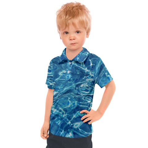 Surface Abstract Background Kids  Polo Tee by artworkshop