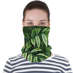 Leaves Foliage Twig Bush Plant Face Seamless Bandana (adult) by artworkshop