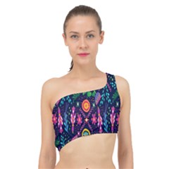 Pattern Nature Design  Spliced Up Bikini Top  by artworkshop