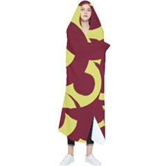 Illustration Art Pattern Design Painting- Wearable Blanket by Wegoenart