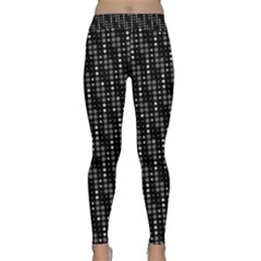 Illustration  Dots Dot Geometric Pattern Digital Art Classic Yoga Leggings by Wegoenart
