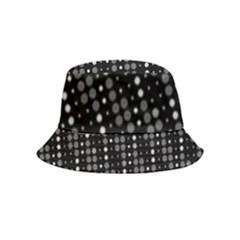 Illustration  Dots Dot Geometric Pattern Digital Art Bucket Hat (kids) by Wegoenart