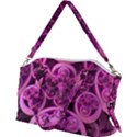 Fractal-math-geometry-visualization Pink Canvas Crossbody Bag View2
