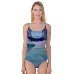 Landscapes Moon Stars Night Camisole Leotard  by Wegoenart