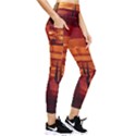 Illustration Golden Tuscany Brown Orange Pocket Leggings  View4