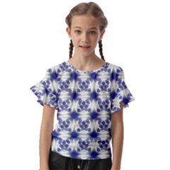 Background Pattern Texture Design Kids  Cut Out Flutter Sleeves by Wegoenart