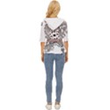 IM Fourth Dimension Black White 28 Lightweight Drawstring Hooded Top View4
