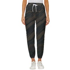 Illustration Background Abstract Wallpaper Pattern Cropped Drawstring Pants by Wegoenart