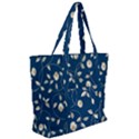 Illustration Pattern Abstract Wallpaper Design Zip Up Canvas Bag View2