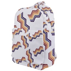 Illustration Abstract-art Diagonal Stripe Stripes Classic Backpack by Wegoenart