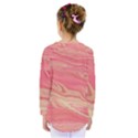 Illustration Graphic Pattern Texrure Pink Maeble Kids  Long Sleeve Tee View2