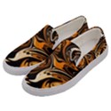 Illustration Abstract Pattern Modern Art Design Fantasy Surreal Men s Canvas Slip Ons View2