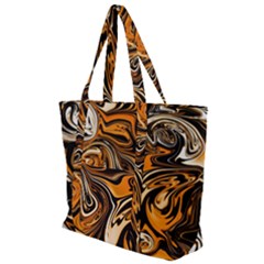 Illustration Abstract Pattern Modern Art Design Fantasy Surreal Zip Up Canvas Bag by Wegoenart