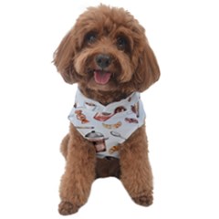 Coffee Coffeemania Caffeine Pattern Dog Sweater by Wegoenart