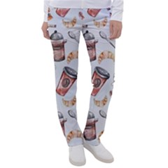 Coffee Coffeemania Caffeine Pattern Women s Casual Pants by Wegoenart