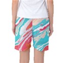 Stone Marble Texturw Pattern Women s Basketball Shorts View2
