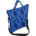 Illustration Pattern Background Wallpaper Fold Over Handle Tote Bag View1