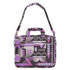 Illustration Background Abstract Geometric Macbook Pro 16  Shoulder Laptop Bag by Wegoenart