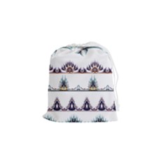 Illustrations Geometric Art Dividers Borders Drawstring Pouch (small) by Wegoenart
