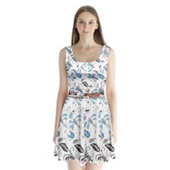 Im Fourth Dimension Colour 35 Split Back Mini Dress  by imanmulyana