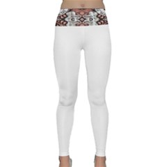 Im Fourth Dimension Black White 35 Lightweight Velour Classic Yoga Leggings by imanmulyana
