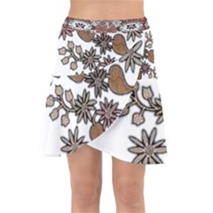 Im Fourth Dimension Colour 58 Wrap Front Skirt by imanmulyana