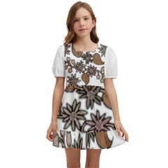 Im Fourth Dimension Colour 58 Kids  Short Sleeve Dolly Dress by imanmulyana