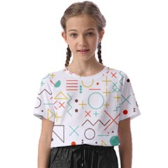 Mathematics Geometry Geometric Shape Euclidean Pattern Kids  Basic Tee by Sapixe