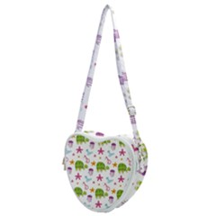 Turtles Animals Sea Life Heart Shoulder Bag by Amaryn4rt