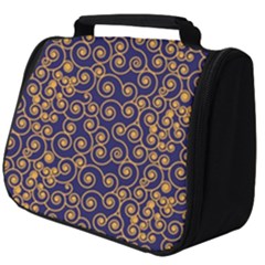 Pattern Illustration Spiral Pattern Texture Fractal Full Print Travel Pouch (big) by Amaryn4rt
