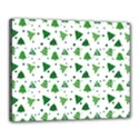 Christmas Trees Pattern Design Pattern Canvas 20  x 16  (Stretched) View1