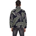Jungle Sheets Tropical Pattern Men s Puffer Bubble Jacket Coat View4