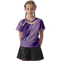 Paint Ornament Vivid Vibrant Kids  Front Cut Tee by danenraven