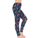 Illustration Tile Pattern Patchwork Leggings  View4
