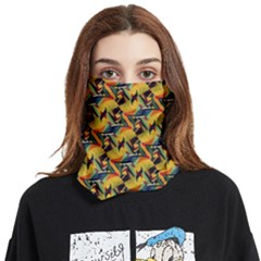 Illustration Geometric Pattern Colorful Pattern Face Covering Bandana (two Sides) by danenraven