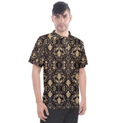 Vintage Batik Art Architecture Pattern Men s Polo Tee by Ravend