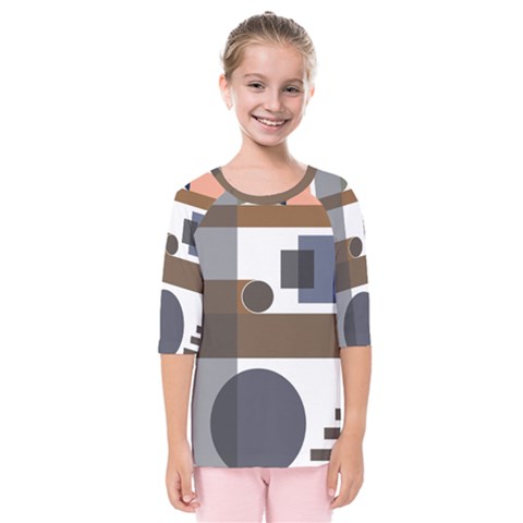 Background Wallpaper Abstract Kids  Quarter Sleeve Raglan Tee by Ravend
