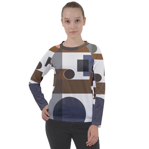 Background Wallpaper Abstract Women s Long Sleeve Raglan Tee by Ravend