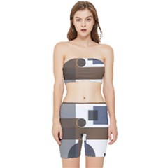 Background Wallpaper Abstract Stretch Shorts And Tube Top Set by Ravend